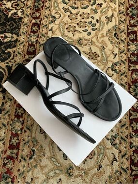 H&M Black Strappy Sandals
